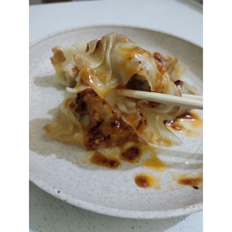 

Chicken Gyoza Chili Oil