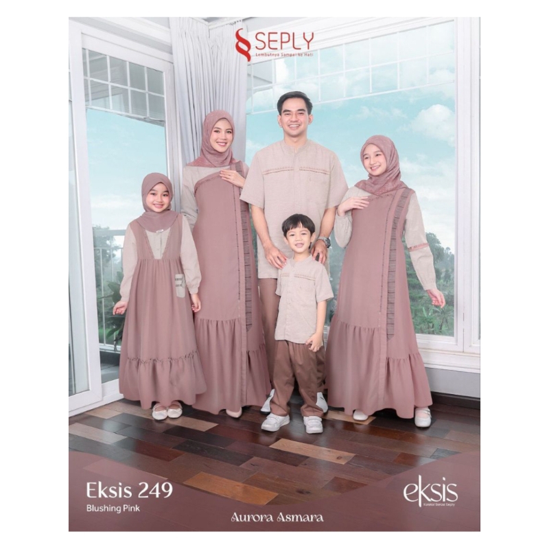 Sarimbit Keluarga Eksis 249 Blushing Pink by Seply Official / Sarimbit Eksis / Sarimbit Seply