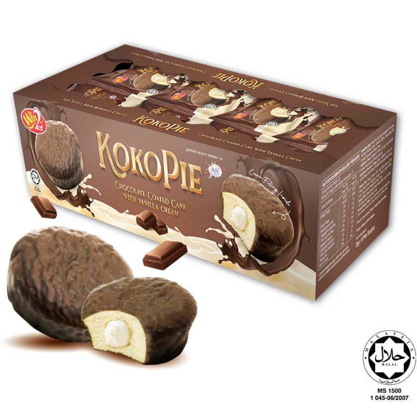 

Win Win Kokopie Choc With Vanilla Cream (20g x 16 + 2 Pkts)
