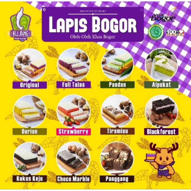 

1 Box Kue Lapis Bogor All Varian