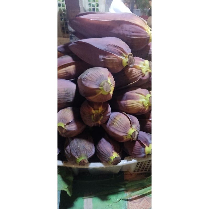 

jantung pisang 1 buah berat 800-600gr