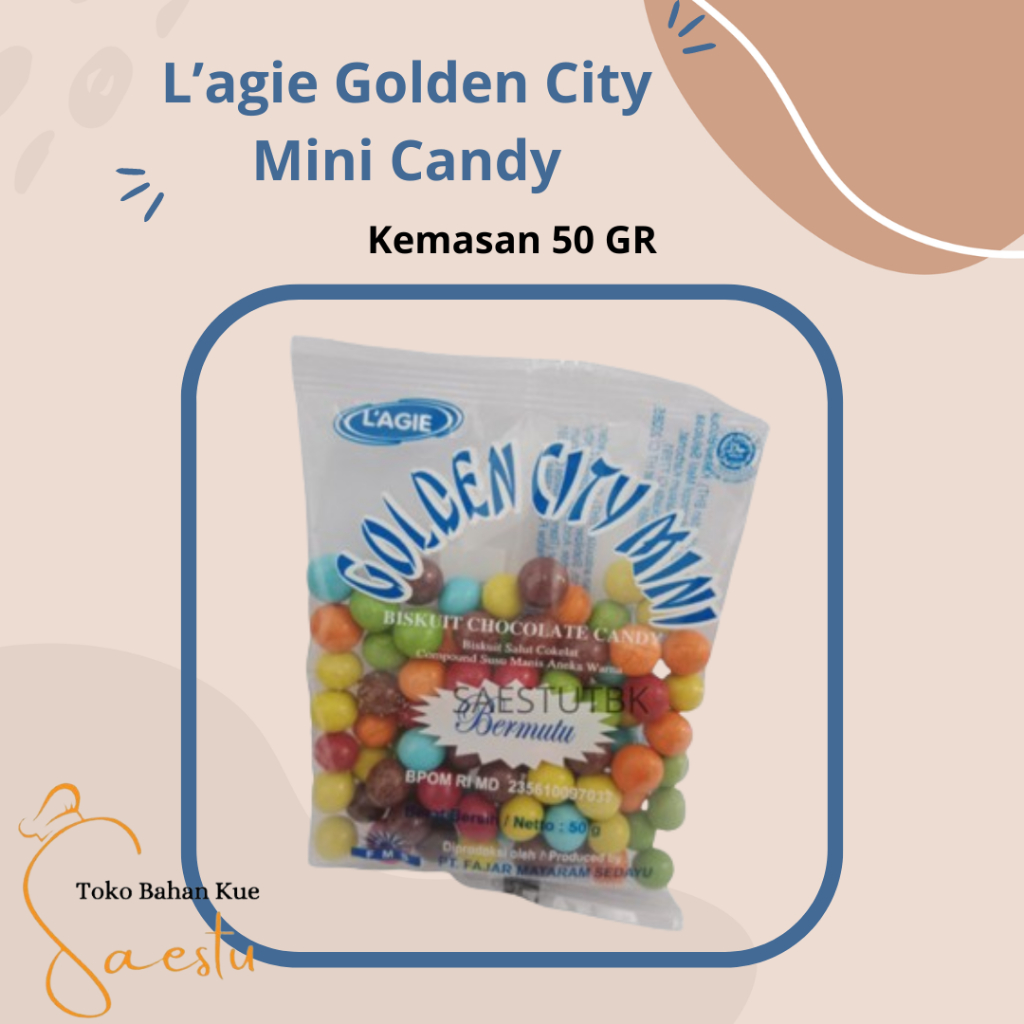 

L'AGIE GOLDEN CITY MINI CANDY 50 GR