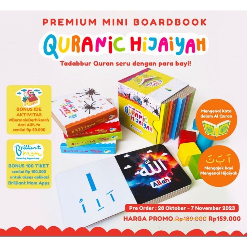 QurAnic Hijaiyah (Board Book Bayi Balita)