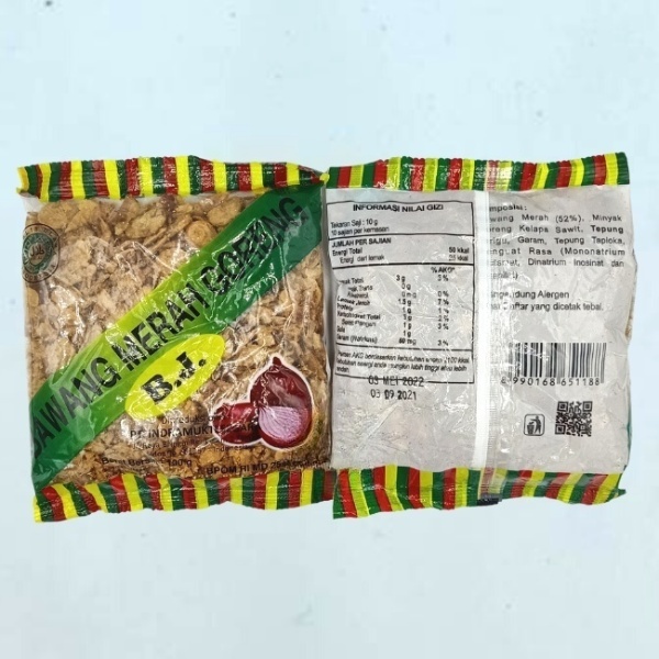 

Bawang Goreng Enak Merk BJ 100gram