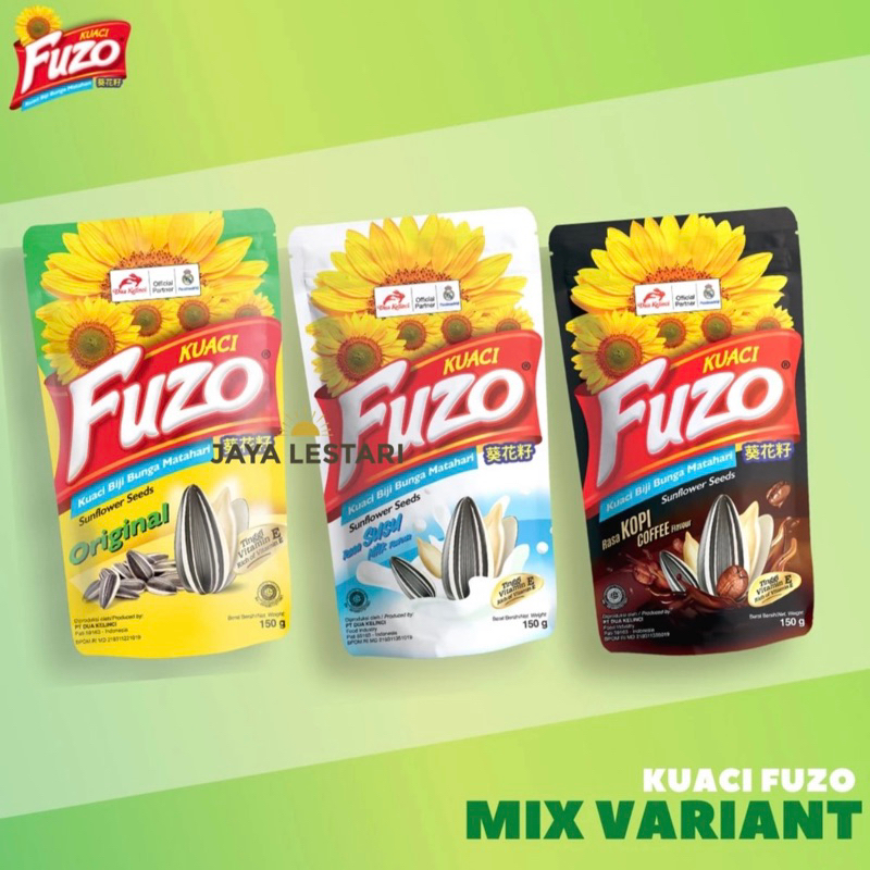 

Kuaci Fuzo (140g) (3 Varian Rasa)