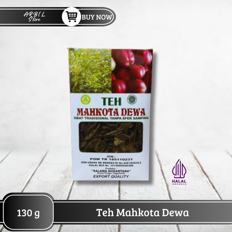 

TEH MAHKOTA DEWA POM TR 185110231 NETTO 130 GRAM