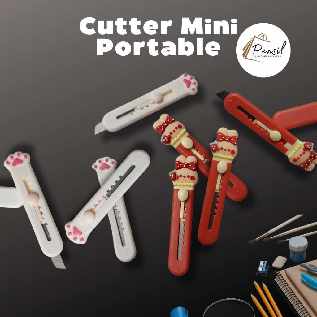 

Cutter Mini Portable Karakter Kartun Hand Cutter