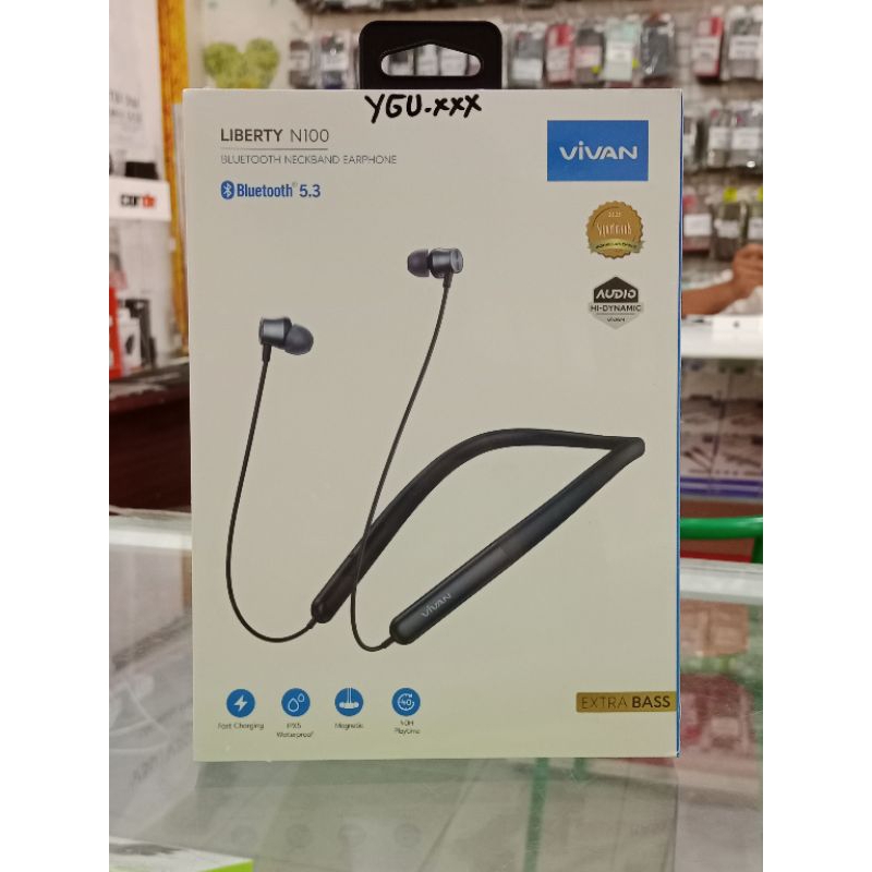 vivan Liberty N100 Bluetooth neckband earphone