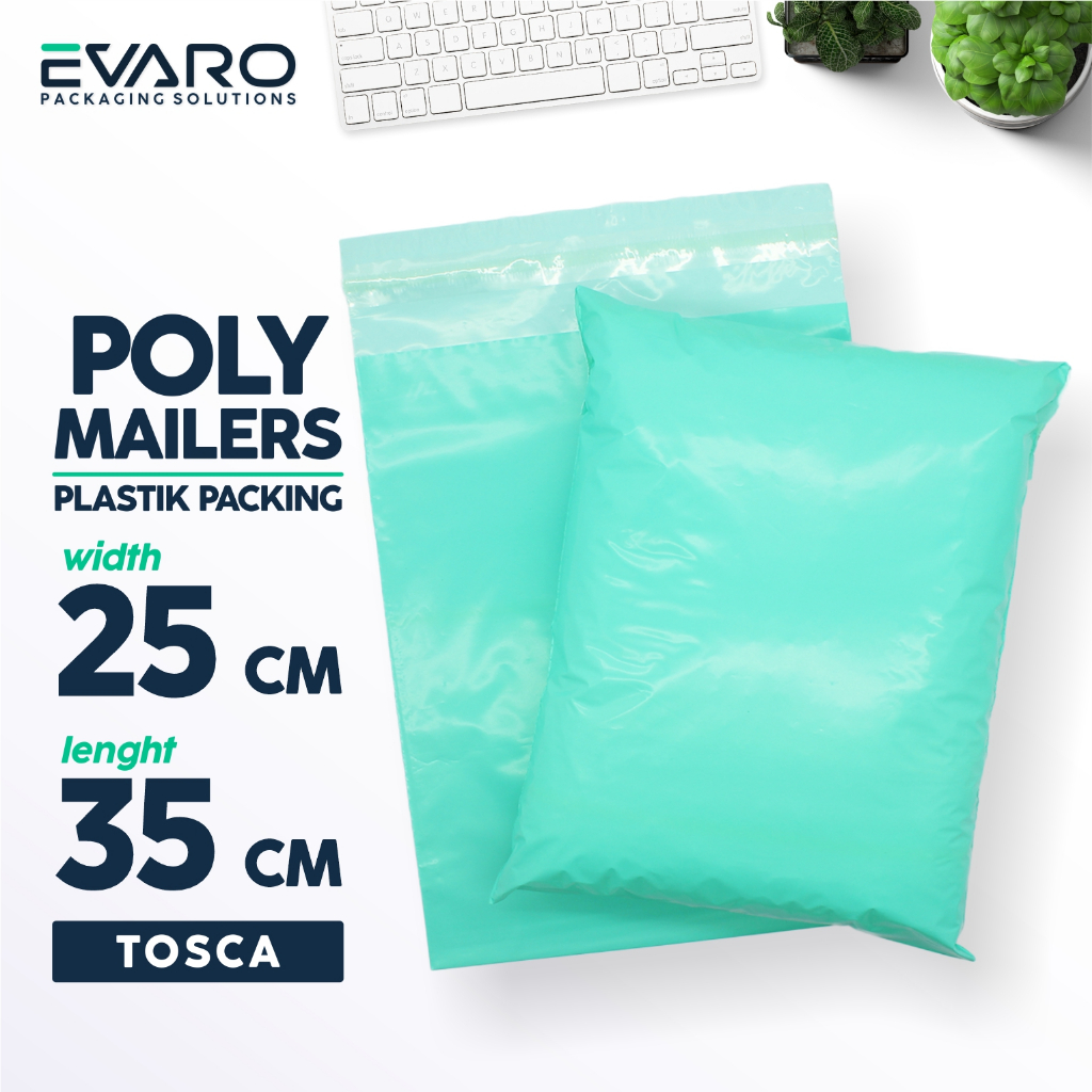 

EVARO - Plastik Polymailer 25x35cm Tosca Plastik Packing Polimer Tebal Berkualitas