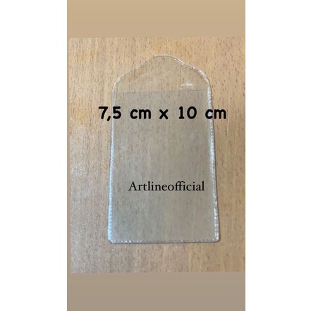

KODE A38I Plastik Mika PVC bening 75x1 cover emas LM Antam KTP ATM 1pack isi 1 pcs