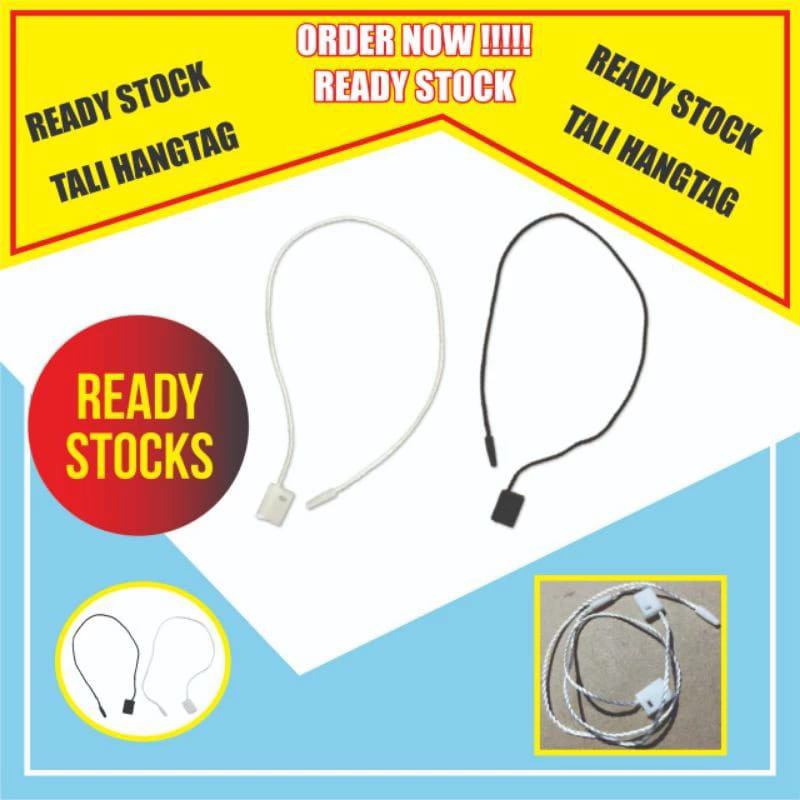 Tali hangtag benang ready stok
