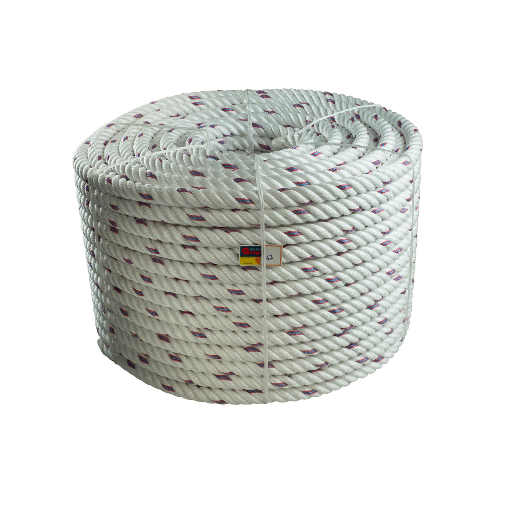 

Tali Tambang Plastik PP/Tali Tampar PP Polypropylene 42 mm +/- 220m Qrope