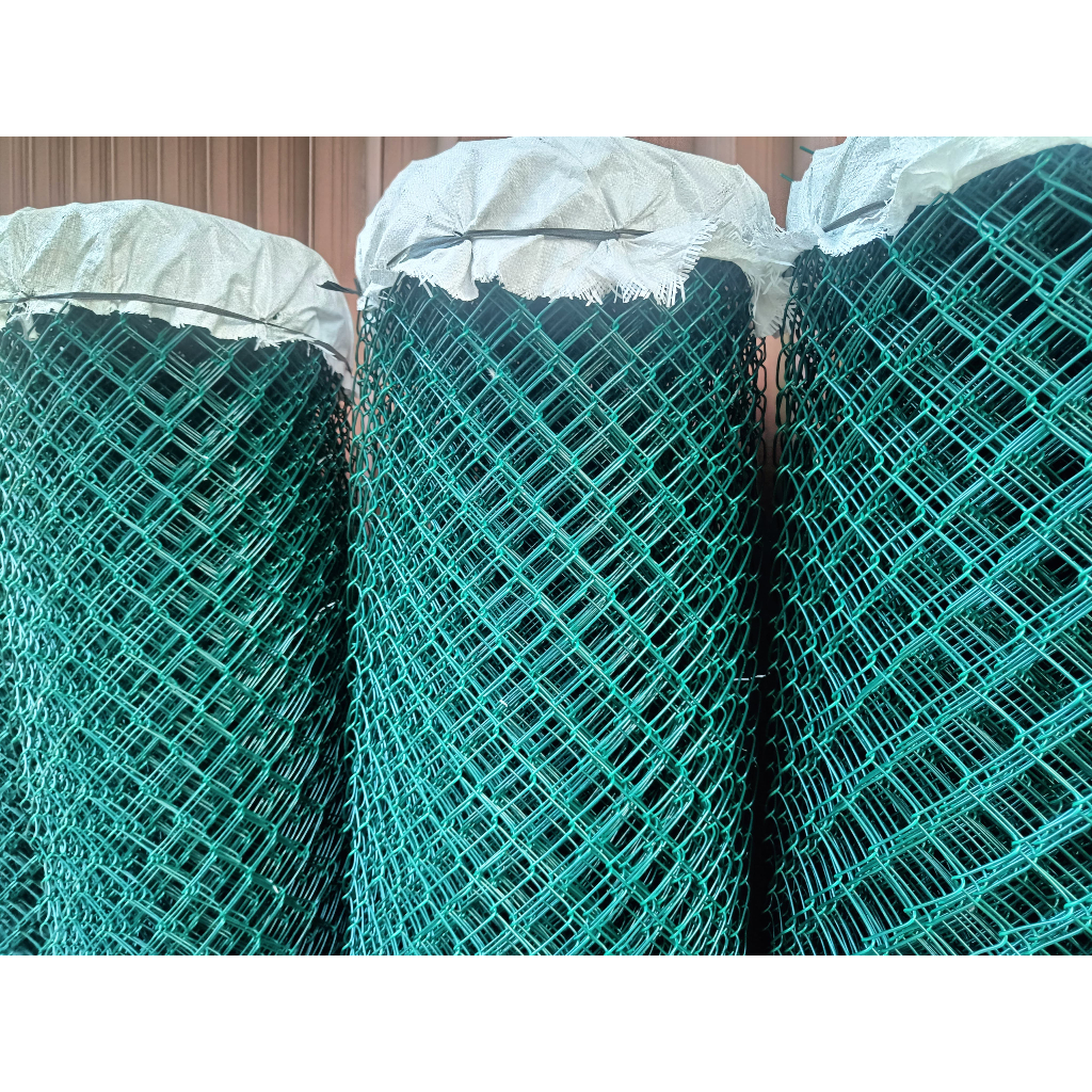Kawat Pagar Harmonika PVC Tinggi 2 Meter Panjang 25 Meter Lubang 4 cm