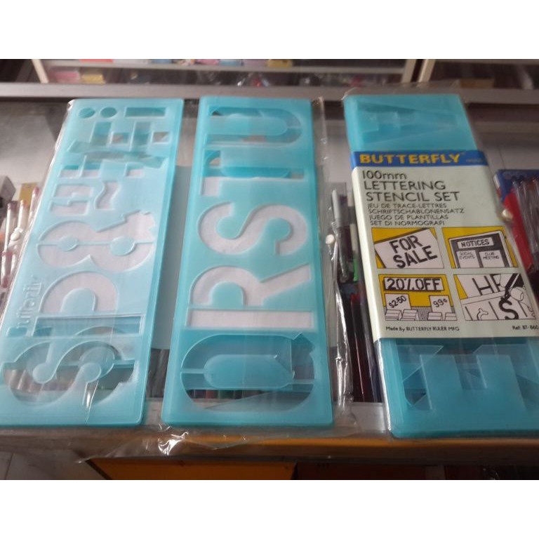 

KODE K23E penggaris huruf besar dan angka jumbo