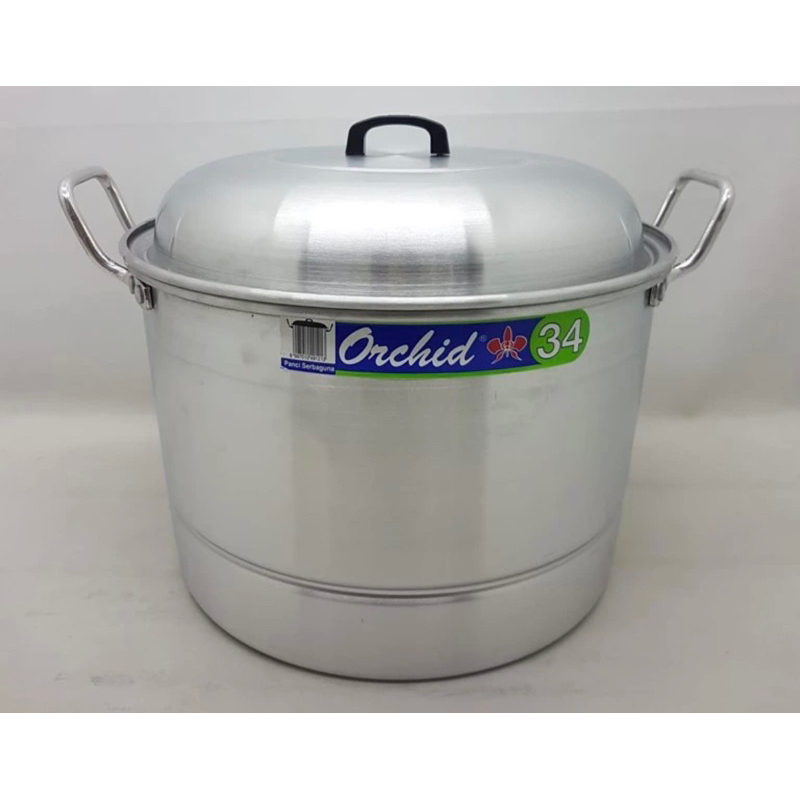 Orchid Dandang Serbaguna / Panci dandang Orchid 34 , 36 , 38 Cm panci serbaguna tebal kukusan