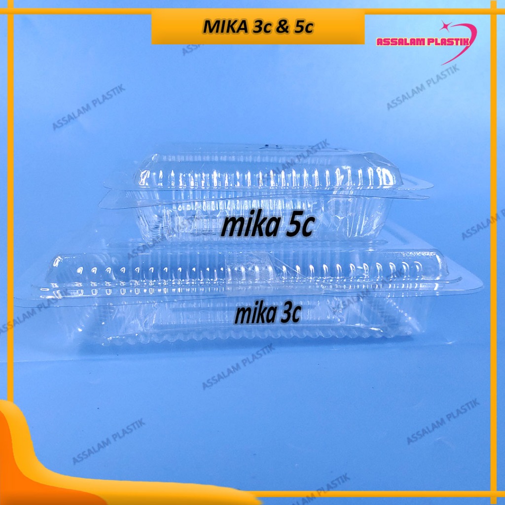 Mika 3c dan 5c / Mika Plastik / Mika Kue / Mika Buah / 3c /5c