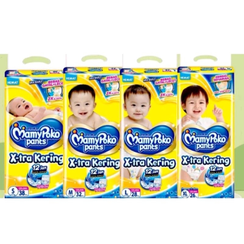 MamyPoko Pants X-Kering | Popok Bayi MamyPoko Popok Bay Mamy Poko mamypoko