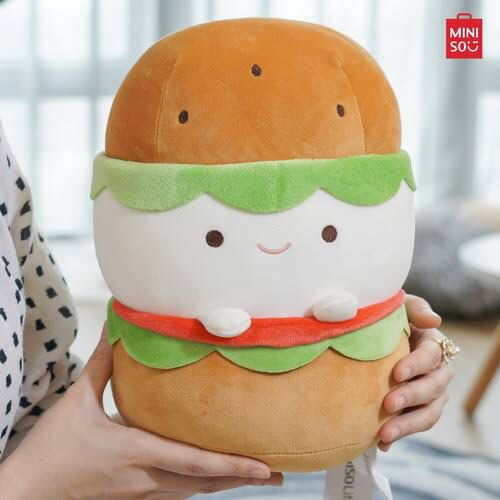 Boneka Miniso lucu mainan original / plush toys kelinci rakun hamburger penguin bebek cute