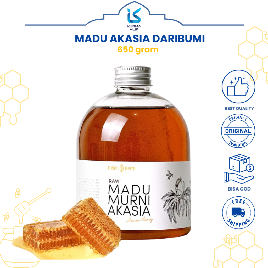 

Madu Akasia Daribumi 650 gram Original Raw Honey