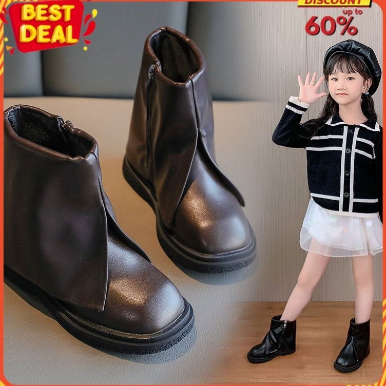 KODE Y98R BestDeal Sepatu boot Boots buts bot Anak Perempuan Korean cewek Kulit leather sintetis sli