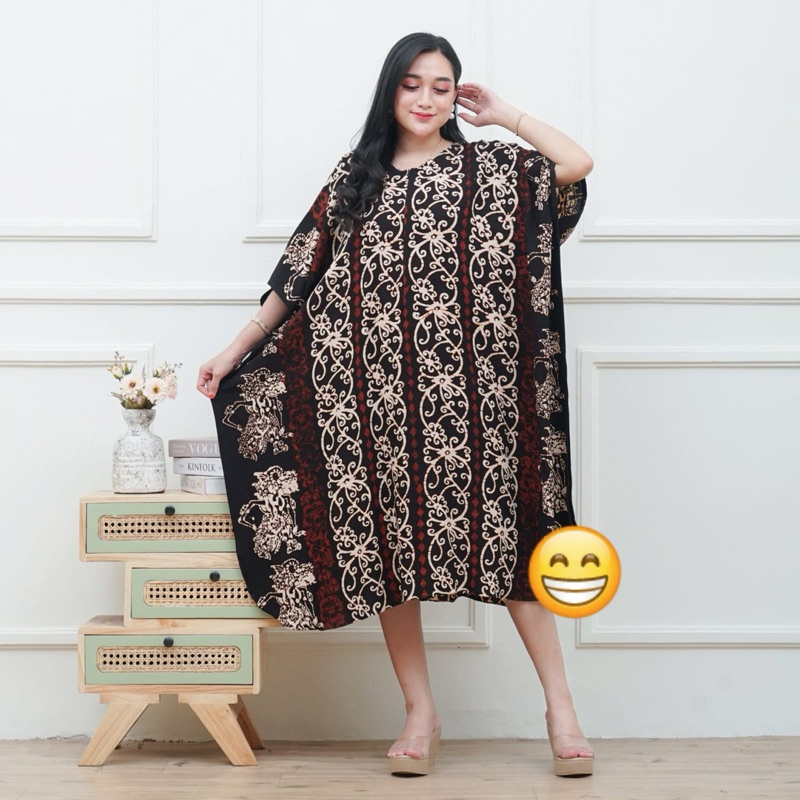 Daster Lowo Lengan Cap Batangan Ld135