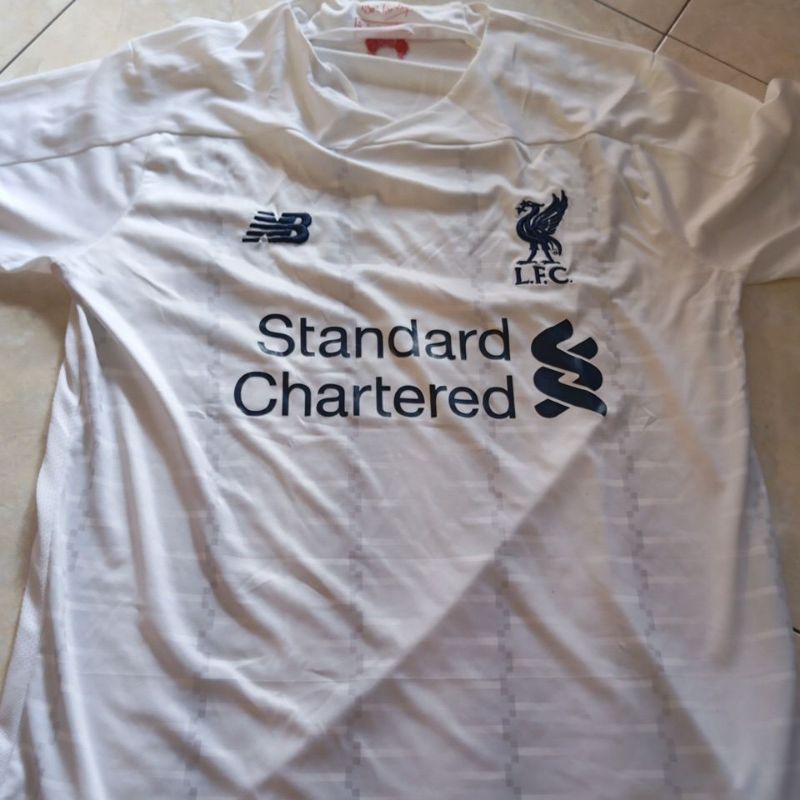 Jersey Liverpool Away Putih