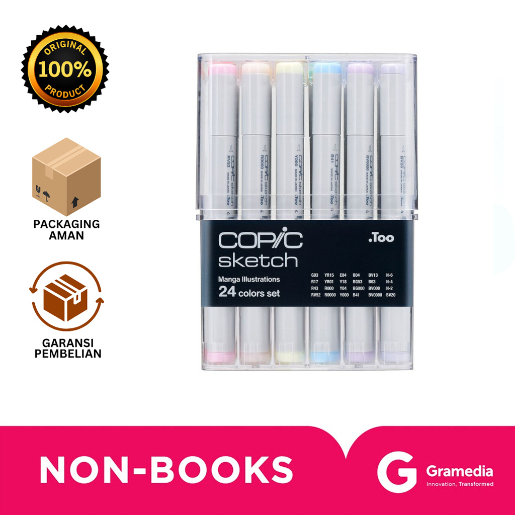 

Gramedia Bali - MNH Copic Sketch 24 Manga