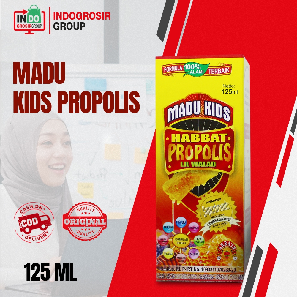 

MADU KIDS PROPOLIS ASLI ORIGINAL LIL WALAD ANAK PINTAR CERDAS Daya Tahan Tubuh Napsu Nafsu Makan