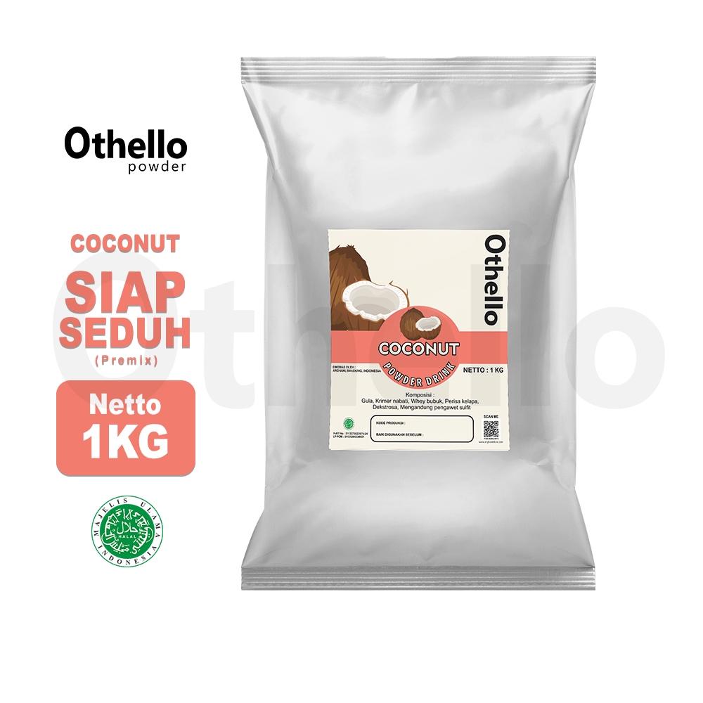 

Othello Powder Drink Bubuk Minuman Rasa Coconut Kelapa 1kg Serbuk Manis Premium Enak Kekinian