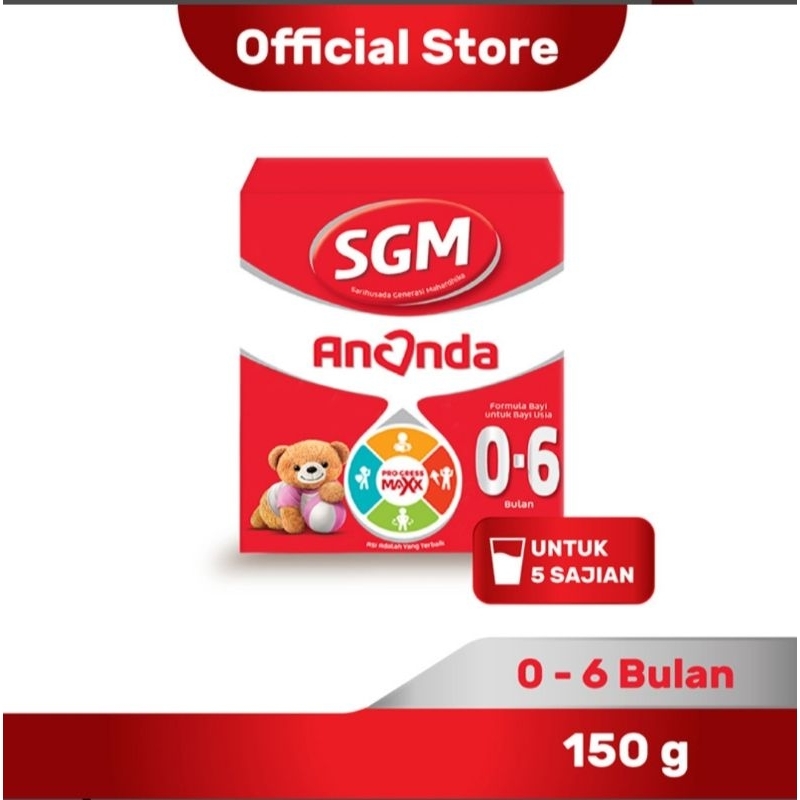 

SGM ANANDA 0-6 BULAN 150GR