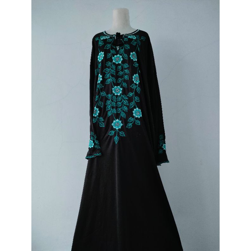 ABAYA BLUS TRIKO SIZE L DEWASA MUKENA ABAYA SHOLAT BAHAN TRICOT PREMIUM TERBARU TERMURAH FASHION MUS