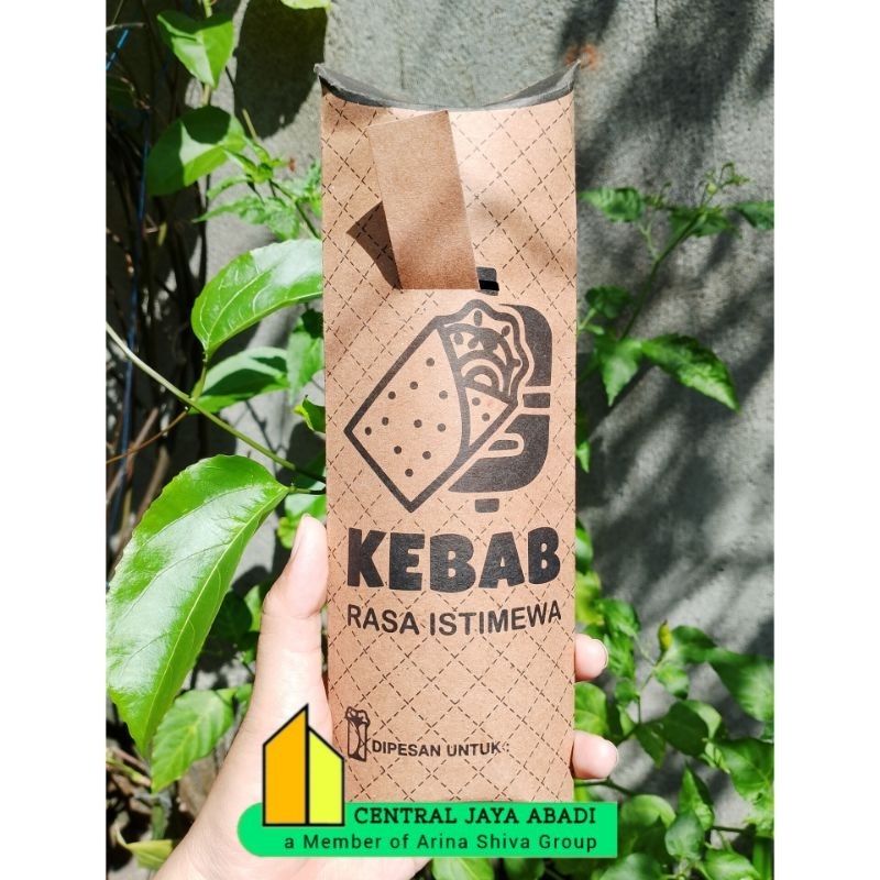 

200 KERTAS KEBAB TARIKAN BAHAN CRAFT UKURAN 24 × 9,2 CM HIGH QUALITY TEBAL PRODUK TERBARU | KOTAK KEBAB KEKINIAN | DUS KEBAB VIRAL TIKTOK | KEMASAN KEBAB | TOKO KEBAB OFFICIAL | CENTRAL JAYA ABADI | SHIVACORP 11427