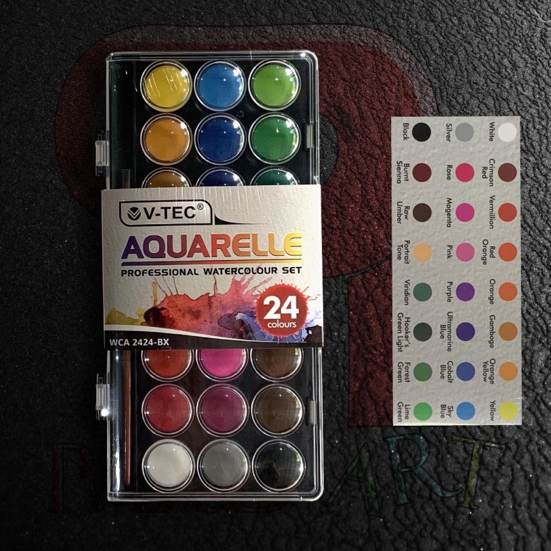 

KODE G46J Cat Air VTEC Aquarelle 24 Warna