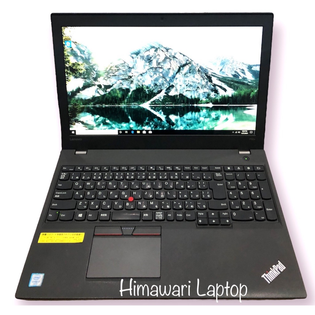 LAPTOP LENOVO THINKPAD P50 P51 P52 P53 P15 i3/i5/i7 - LAYAR 15,6 INCH - BERGARANSI