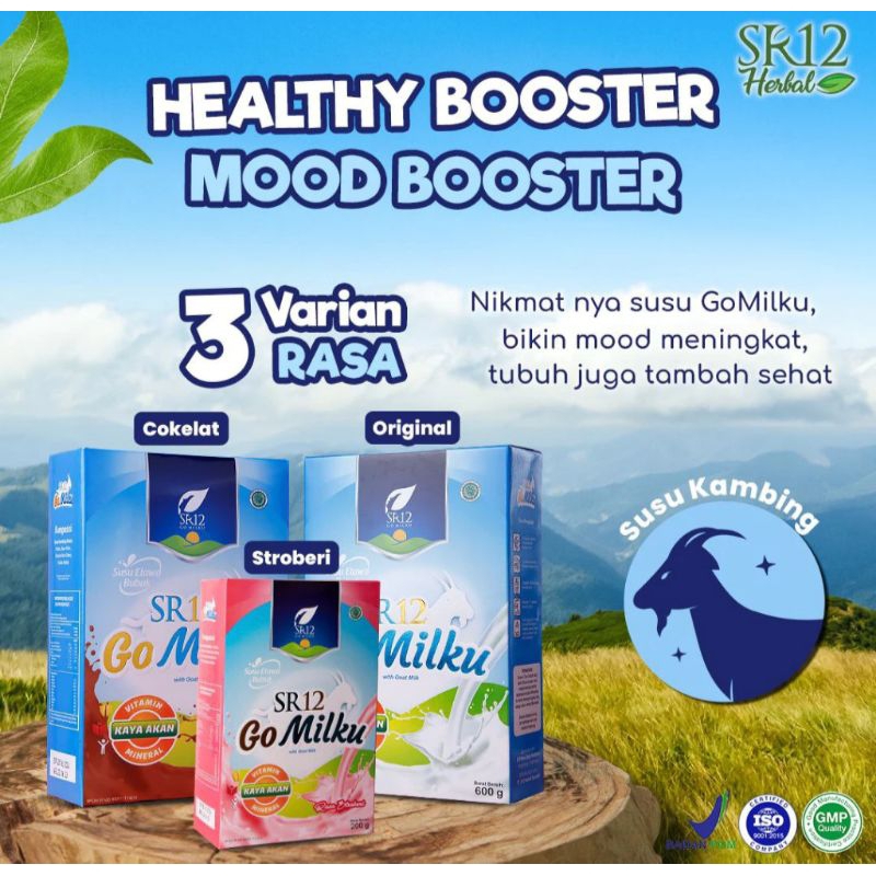 

SR12 Gomilku Susu Etawa kambing Meningkatkan imun tubuh