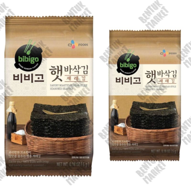 

BIBIGO Seaweed Snack Rumput Laut 5gr / Cemilan Instan / Rumput Laut