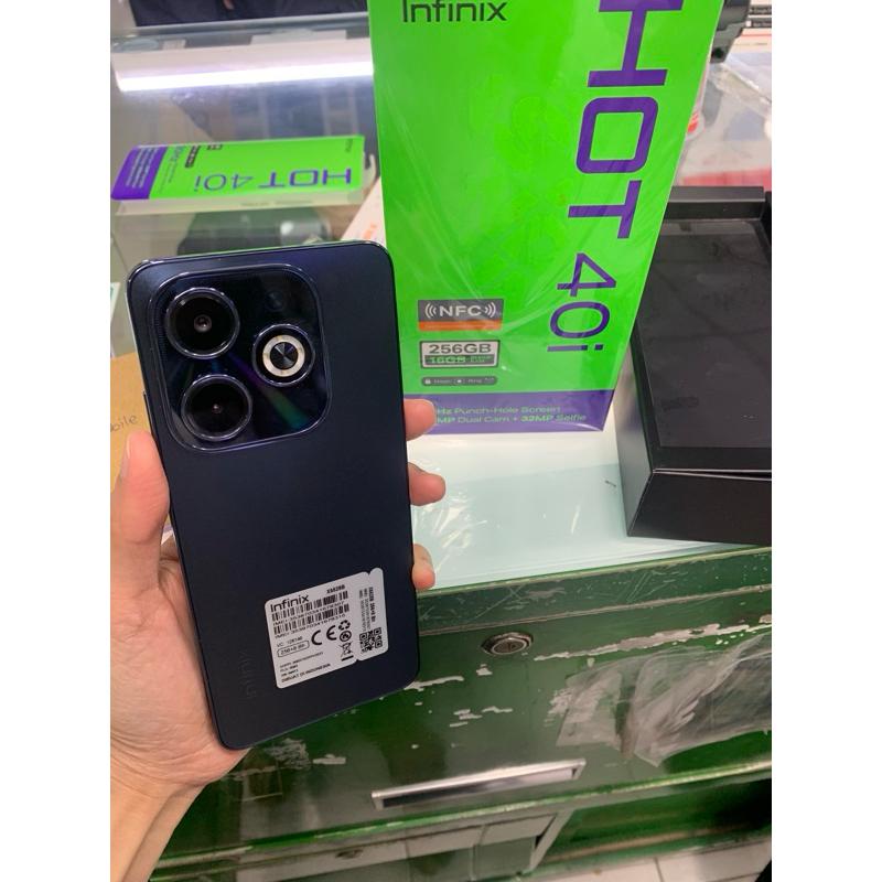 INFINIX HOT 40i RAM 8/256 GARANSI RESMI