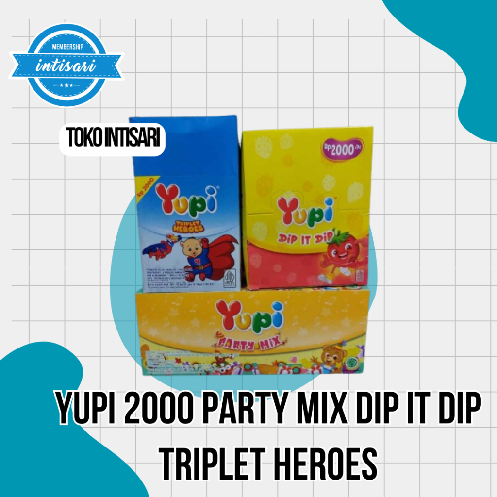 

Yupi Eceran 2.000 Party Mix - Pak Isi 12 Pcs (PACK)