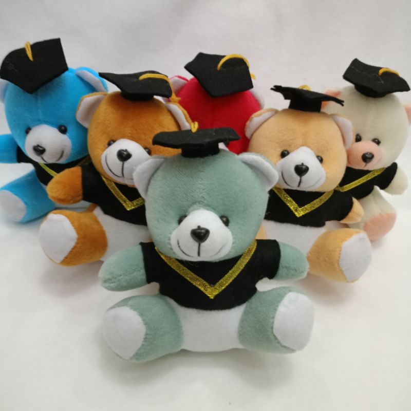 boneka buket wisuda tinggi 16,5cm +topi