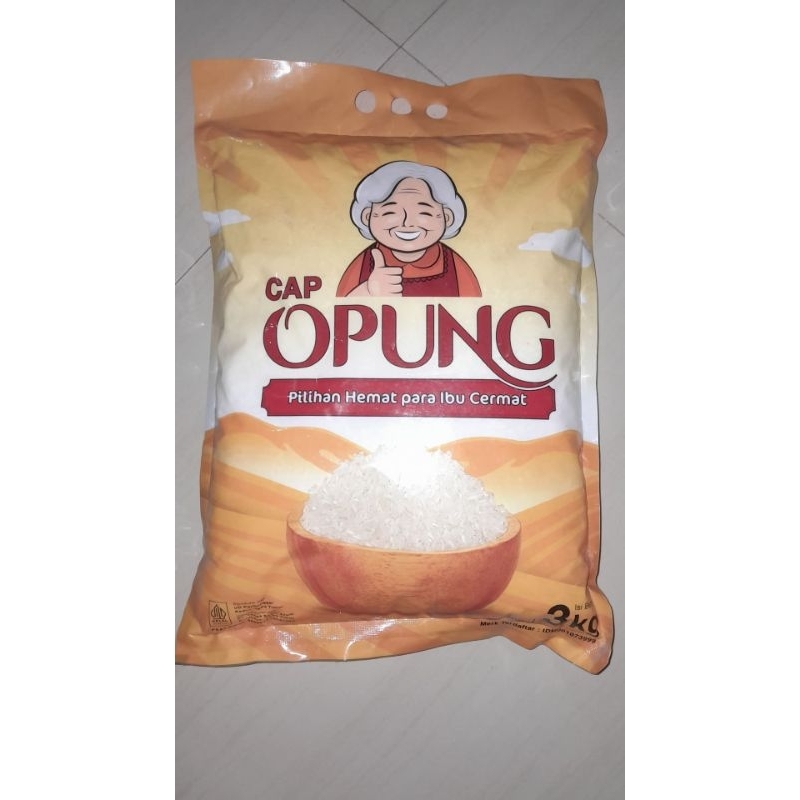 

Beras Cap Opung kemasan 3kg