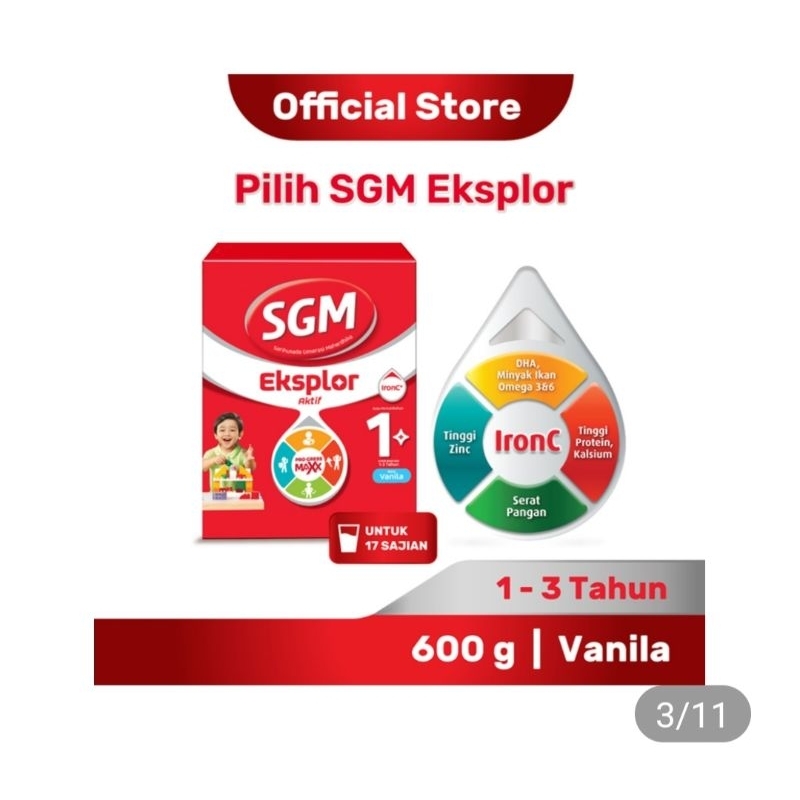 

SGM EKSPLOR 1+ 600GR VANILA