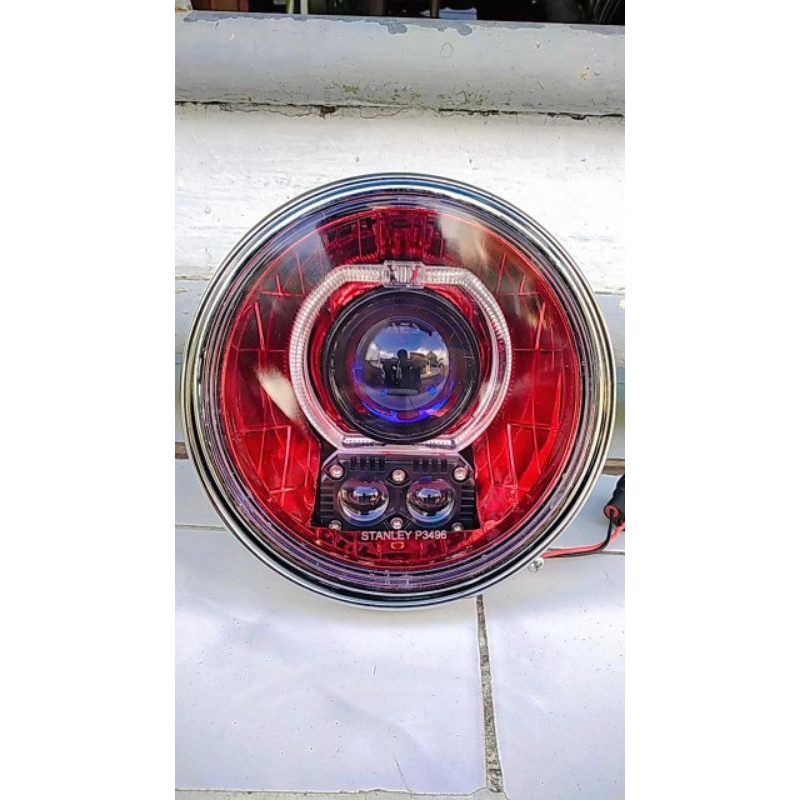 lampu depan ninja set biled aes turbo SE + lampu tembak d2 laser lampu biled ninja set lampu tembak 