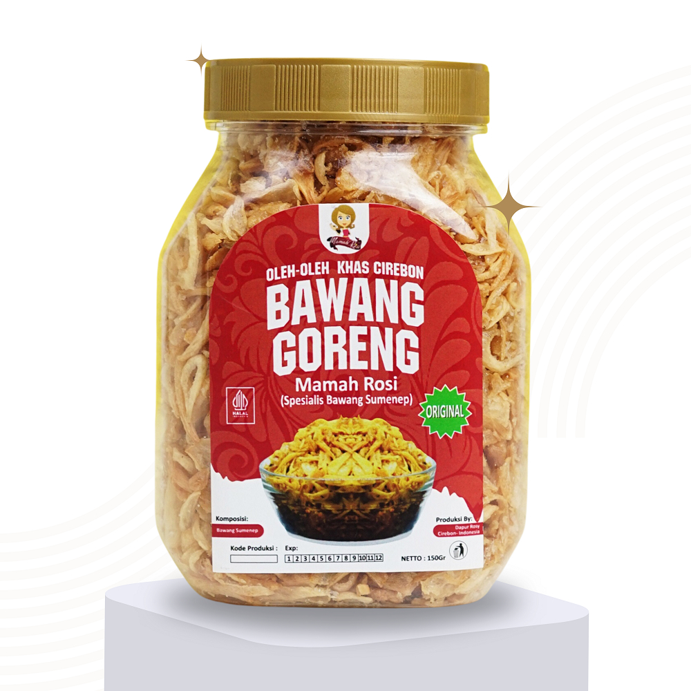 

Mamah Rosi Bawang Merah Goreng Asli Sumenep Tanpa Tepung Rasa Original