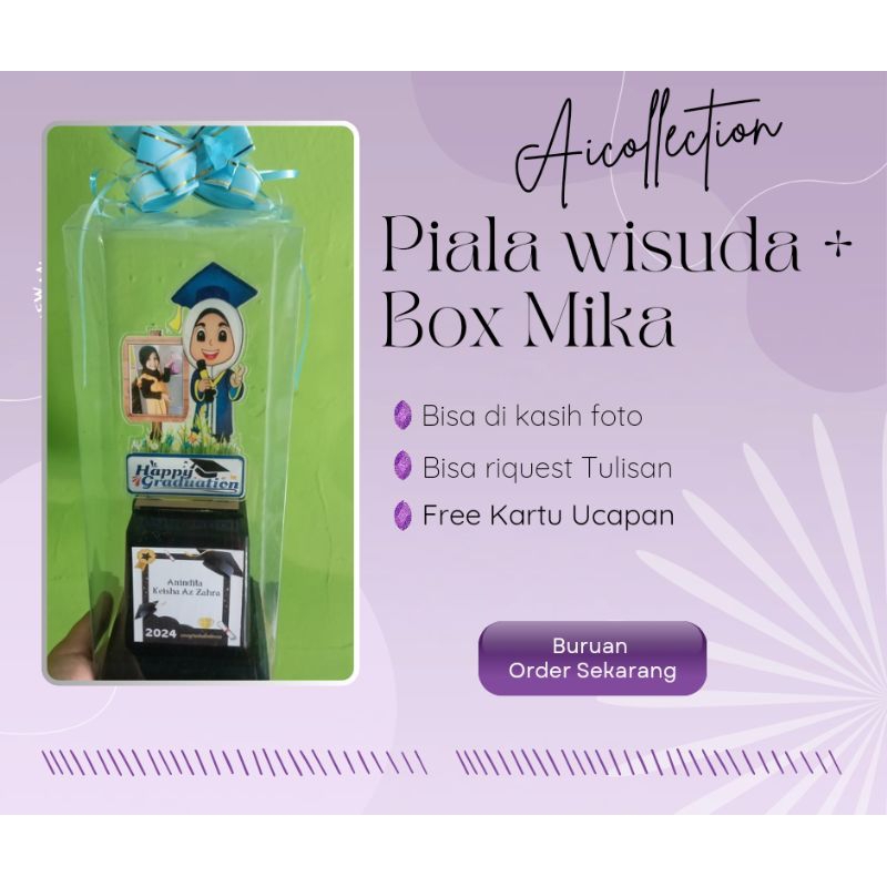 PIALA WISUDA CUSTOM FOTO