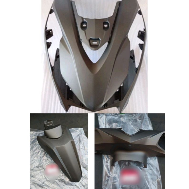 caver bodi depan tameng sepakbor batok Honda beat deluxe warna coklat dof