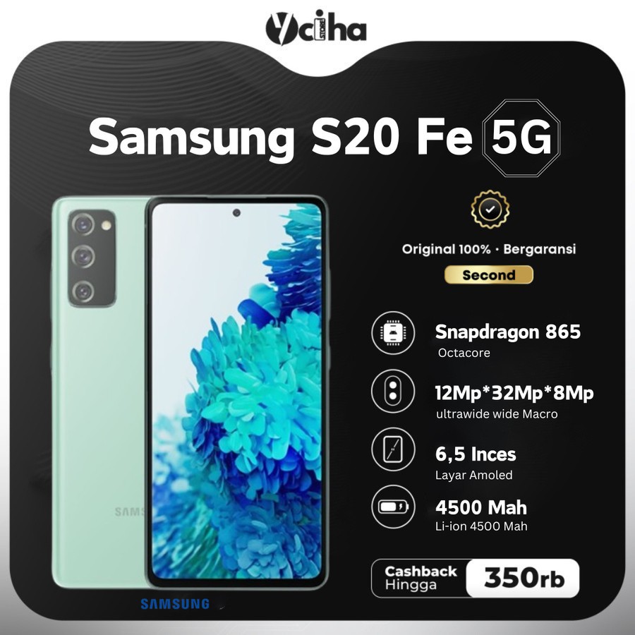 Samsung s20 fe Second Sein Resmi Indonesia