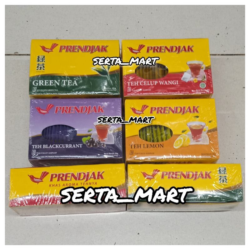 

Prendjak Teh Celup Wangi 25's - Prendjak Teh Hijau Amplop / Lemon / Blackcurrant