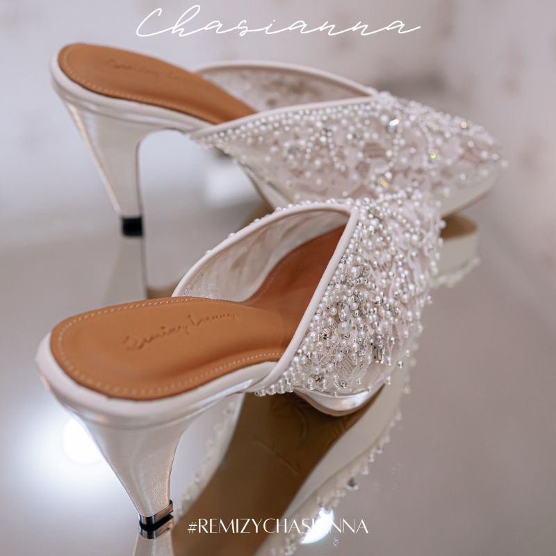 Sepatu wedding/sandal nikah/wedding shoes-chasianna Bu Remizy Ivonny