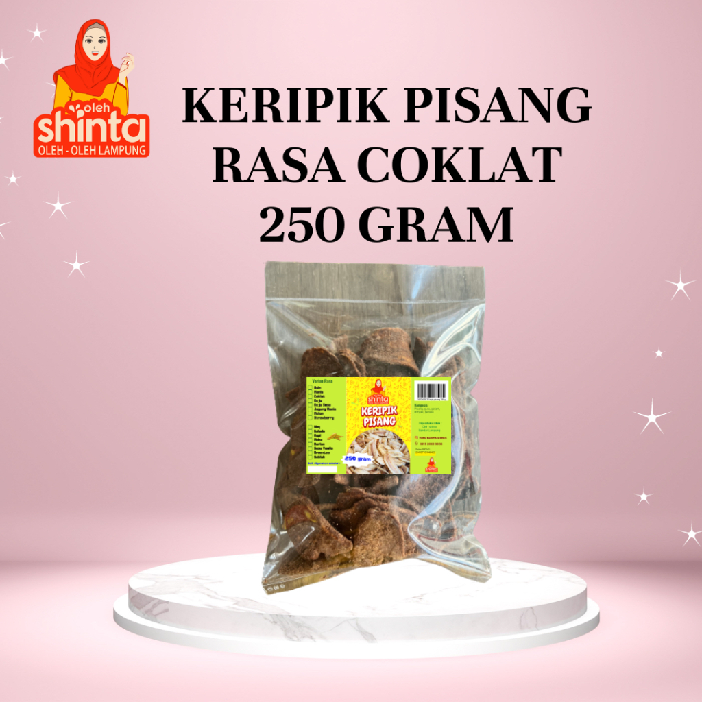 

KERIPIK PISANG RASA COKLAT 250 GRAM