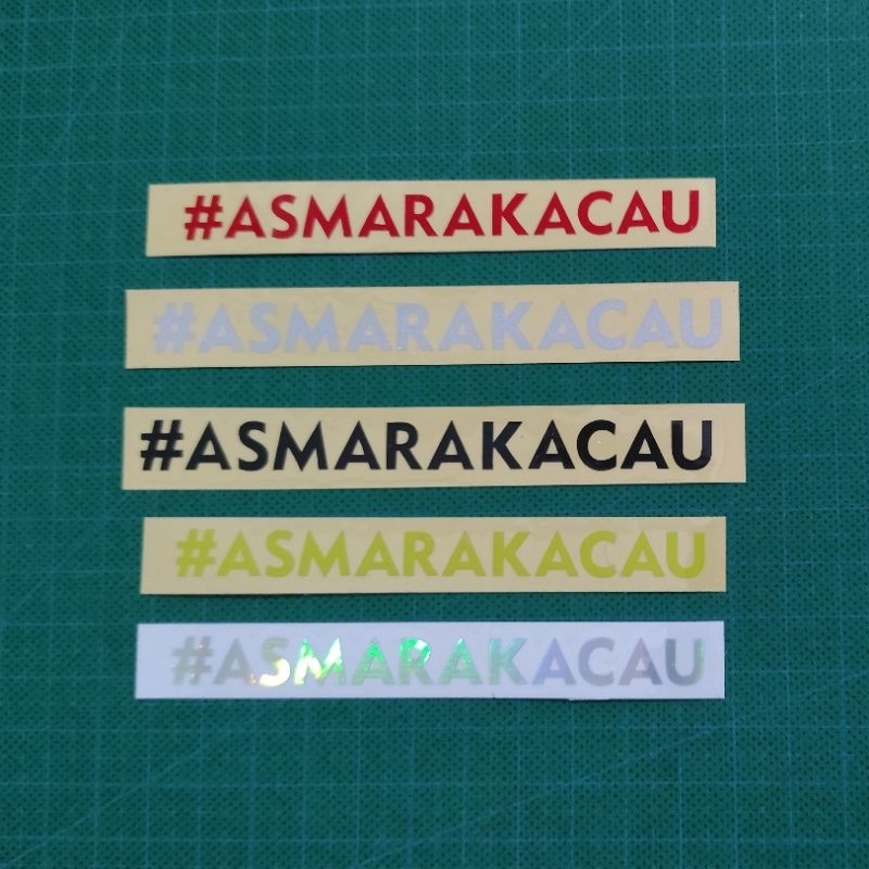 Stiker Asmara Kacau